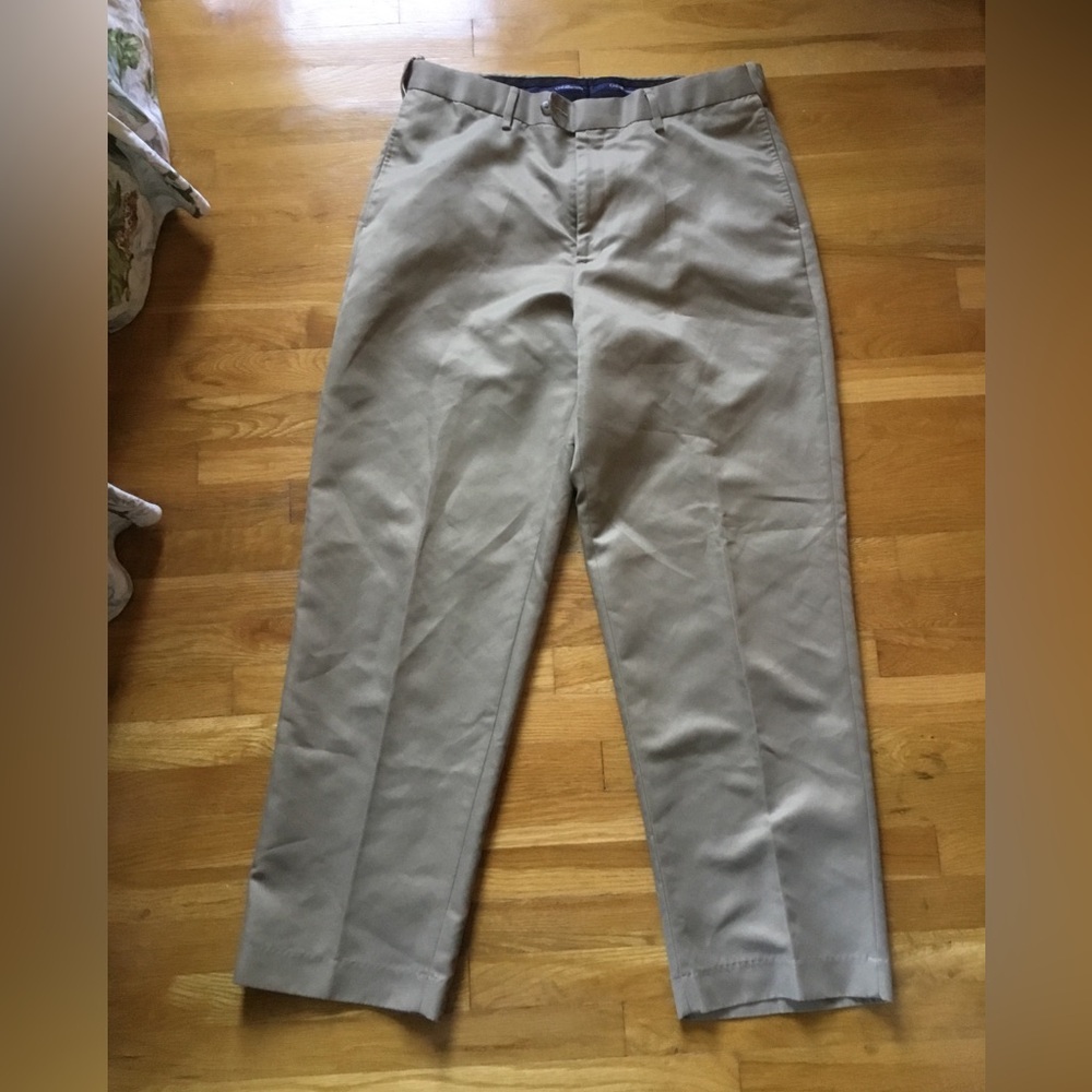Croft and Barrow Men’s Camel Color Dress Pants - 34 x 30